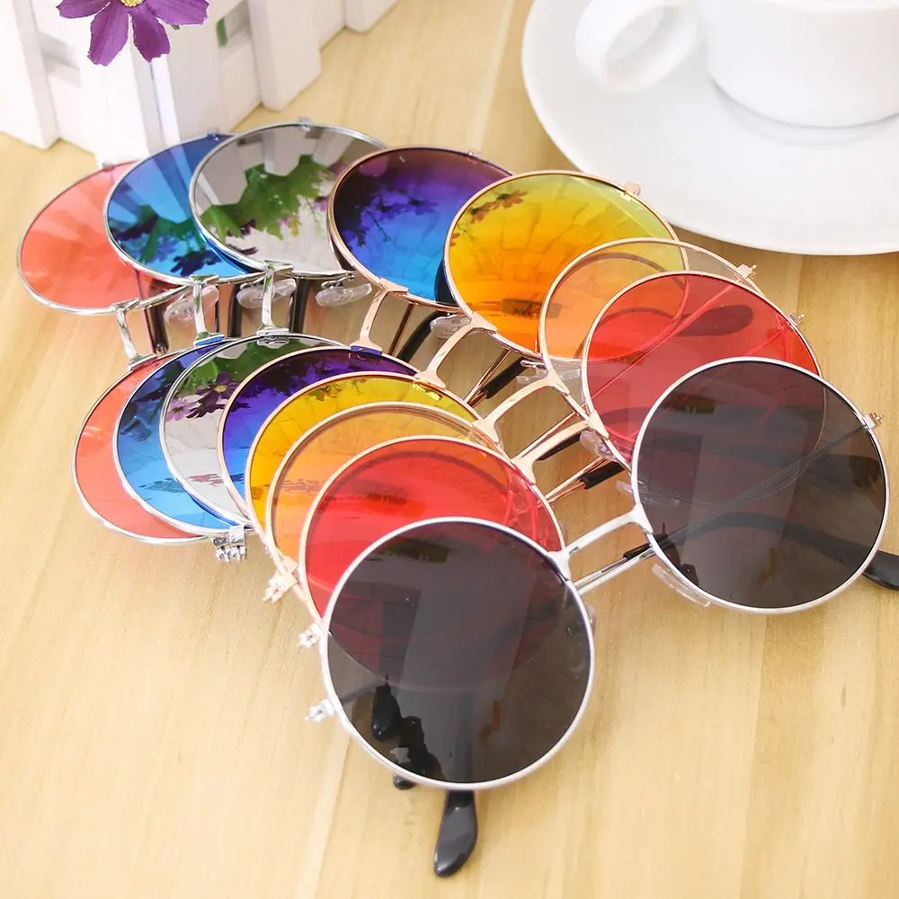 Top Trends: Fashion Retro Round Sunglasses Ladies European And American Trend Eyewear Metal Frame Jelly Glasses Wholesale 2023 New Shoppable Styles