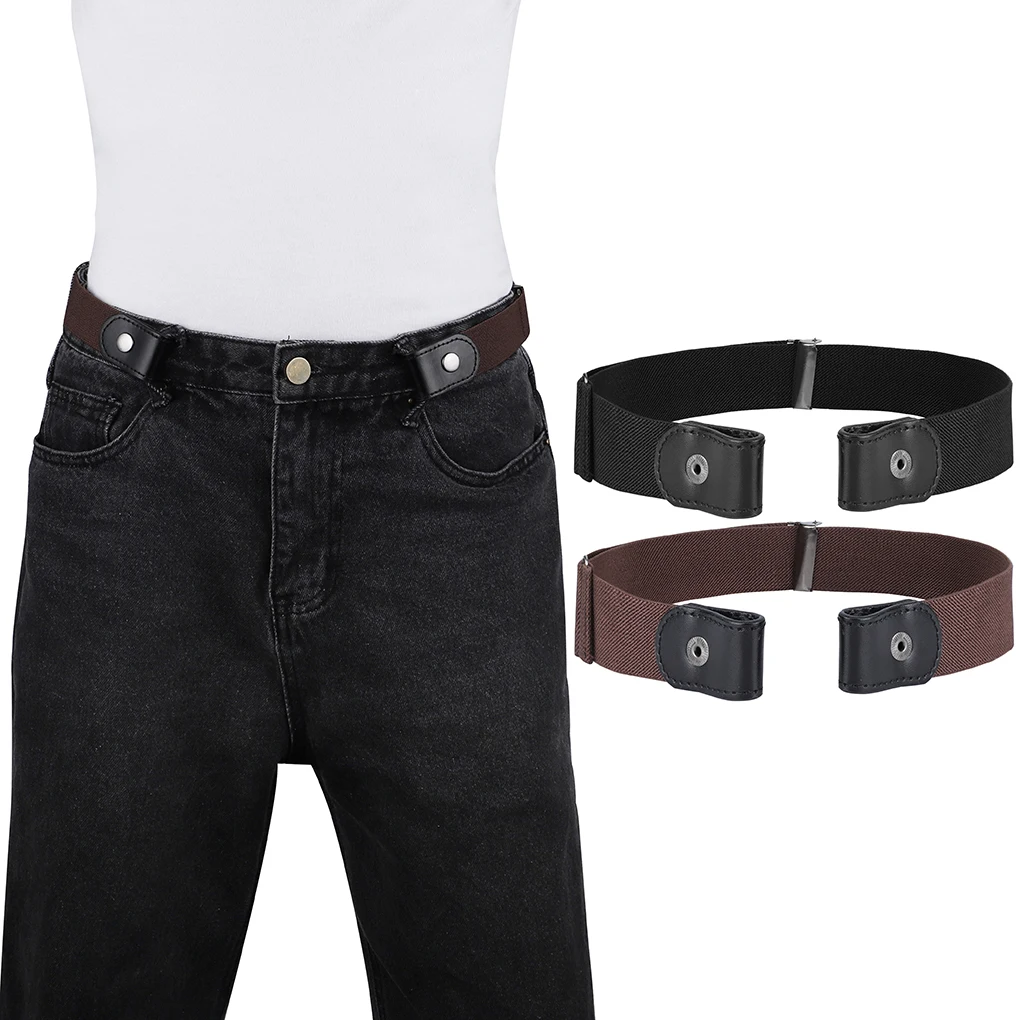 Top Trends: Multi Styles Buckle-Free Waist Belt For Jeans Pants No Buckle Stretch Elastic Waist Belt For Women Men Shoppable Styles - Image 4