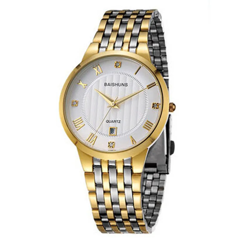 Top Trends: 2018 Hot Sale Men Watches Stainless Steel Watch Mens Watches Top Brand Luxury Gold Watch Men Business Watch Man Horloge Mannen Shoppable Styles