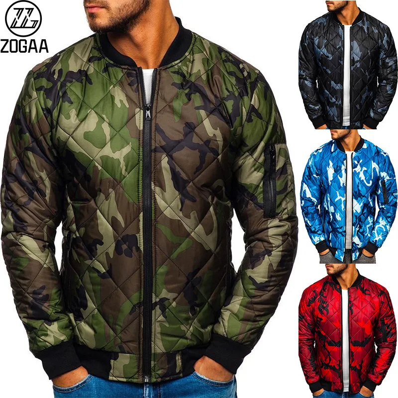 Top Trends: ZOGAA Men's Winter Loose Camouflage Baseball Uniform Windproof Bomber Jacket Shoppable Styles