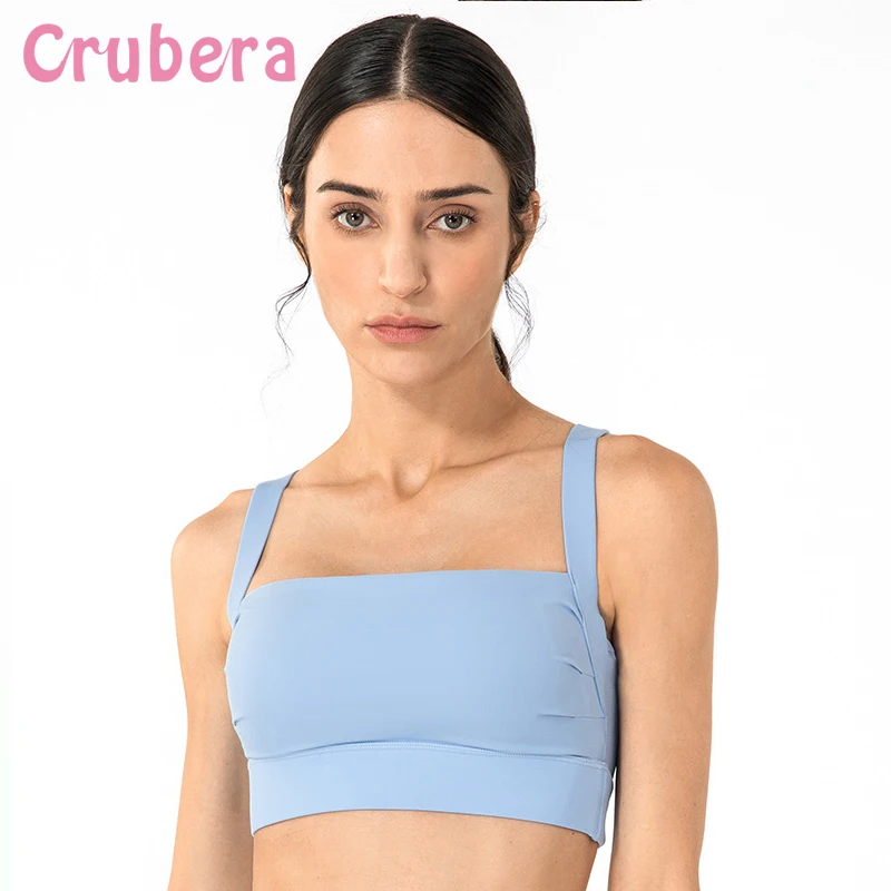 Top Trends: CRUBERA Line Back Straightening Yoga Bras Women's Sports Underwear Shoppable Styles