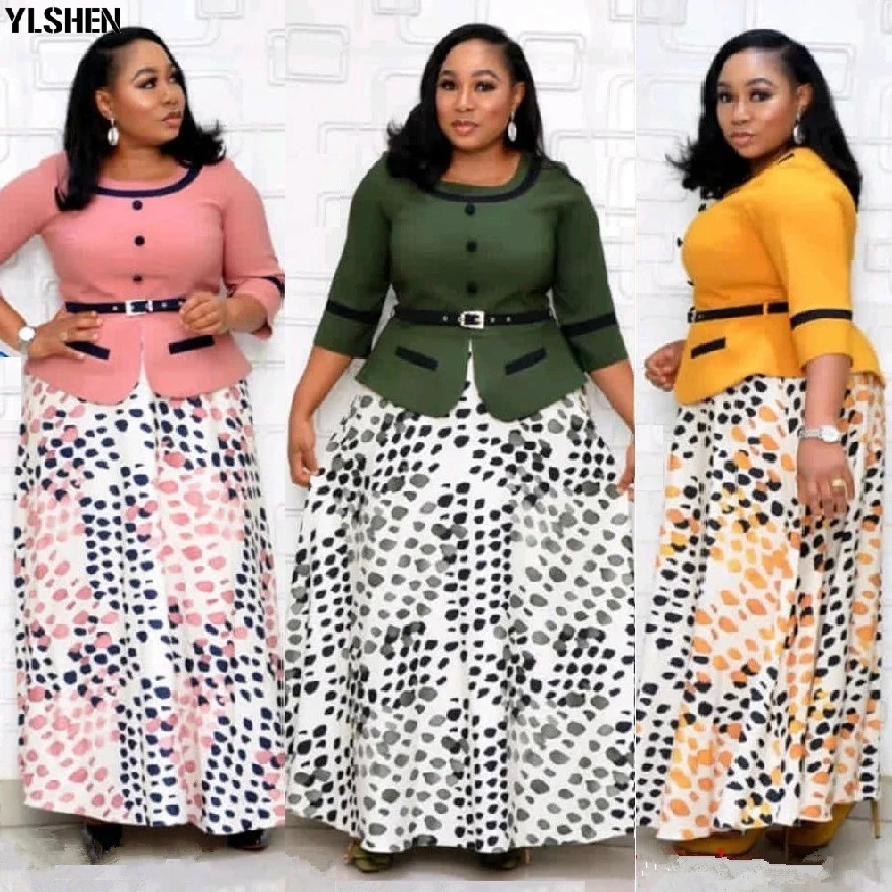 Top Trends: 2XL-6XL Plus Size Christmas Dress African Dresses For Women Clothing Winter Dashiki Robe Femme Party Maxi Dress African Clothes Shoppable Styles