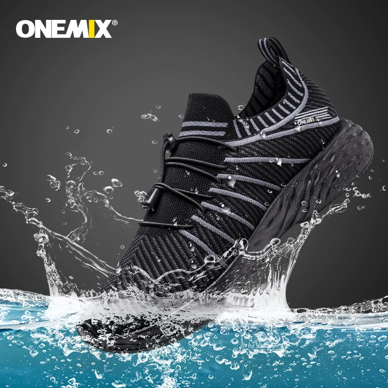 Top Trends: ONEMIX 2023 NEW Sale Running Shoes For Men Waterproof Breathable Training Sneakers Male Outdoor Anti-Slip Trekking Sports Shoes Shoppable Styles