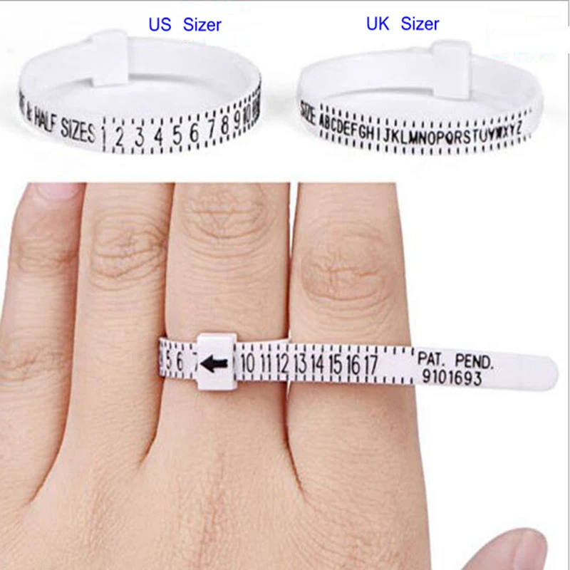 Top Trends: UK USA British American European Standard Measurement Belt Bracelet Rings Sizer Finger Size Screening Jewellery Tool Custom Logo Shoppable Styles