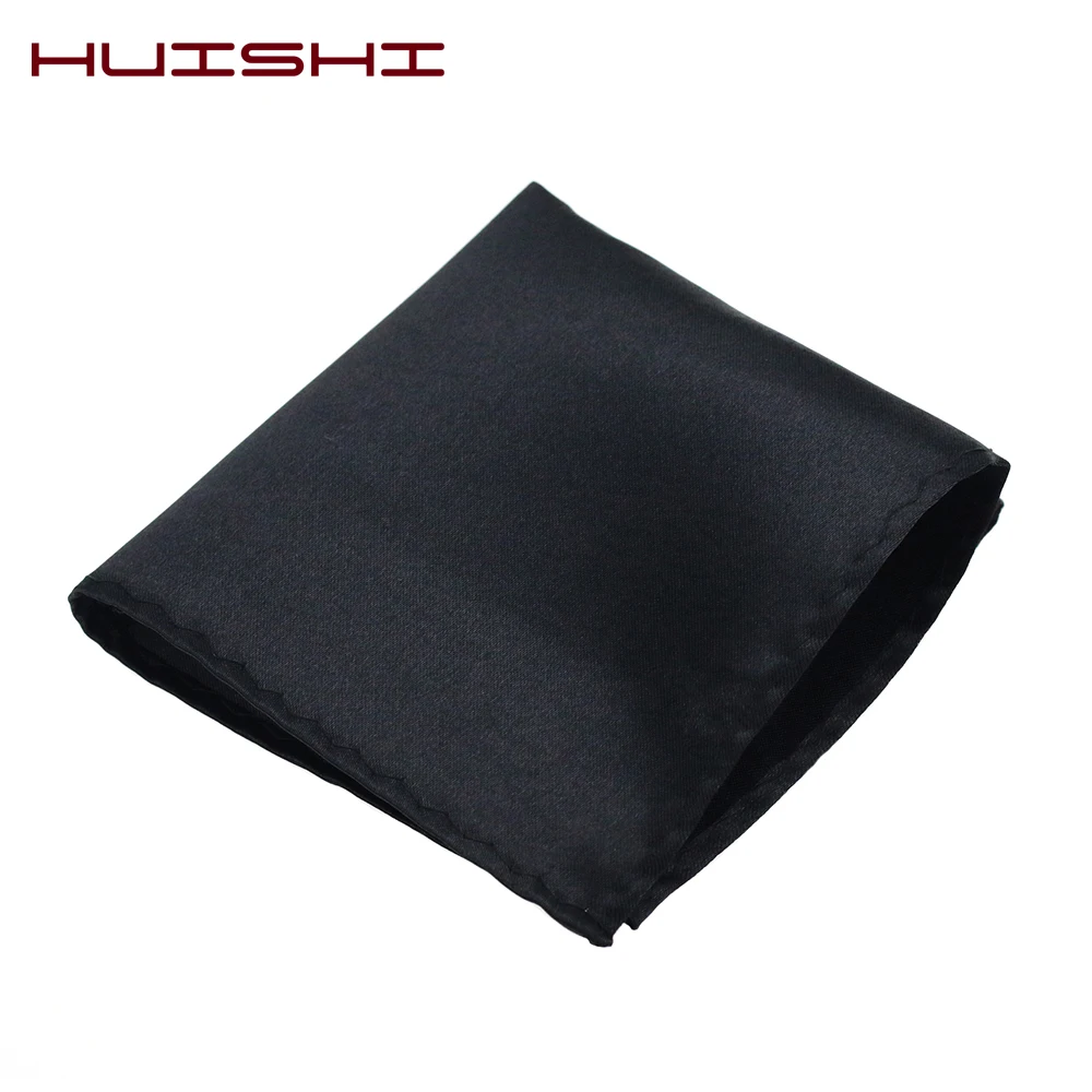 Top Trends: HUISHI White Pink Man's Handkerchiefs Suit Pocket Square Towel Accessories Wedding Banquet Anniversary Commercial Black Red Blue Shoppable Styles - Image 5