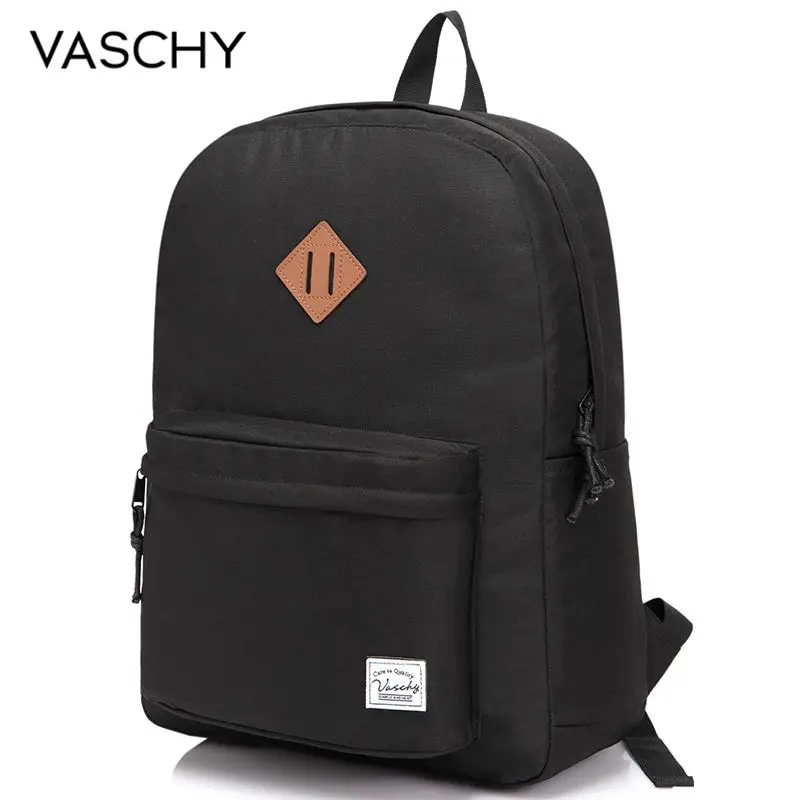 Top Trends: VASCHY Men Women Backpack College High Middle School Bags For Teenager Boy Girls Travel Backpacks Mochila Rucksacks Shoppable Styles