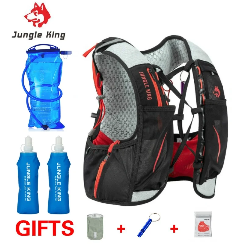 Top Trends: JUNGLE KING CY2018 Unisex Lightweight Backpack Running Vest Nylon Bag Riding Marathon Portable Ultralight Running Bag Backpack5L Shoppable Styles