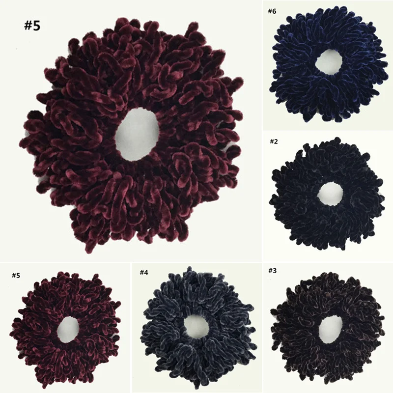 Top Trends: 1pcs High Quality Muslim Headwear Scrunchie Hijab Plain Big Hair Ring Tie Bun Clip Hijab Scarf Hair Band Shoppable Styles - Image 6