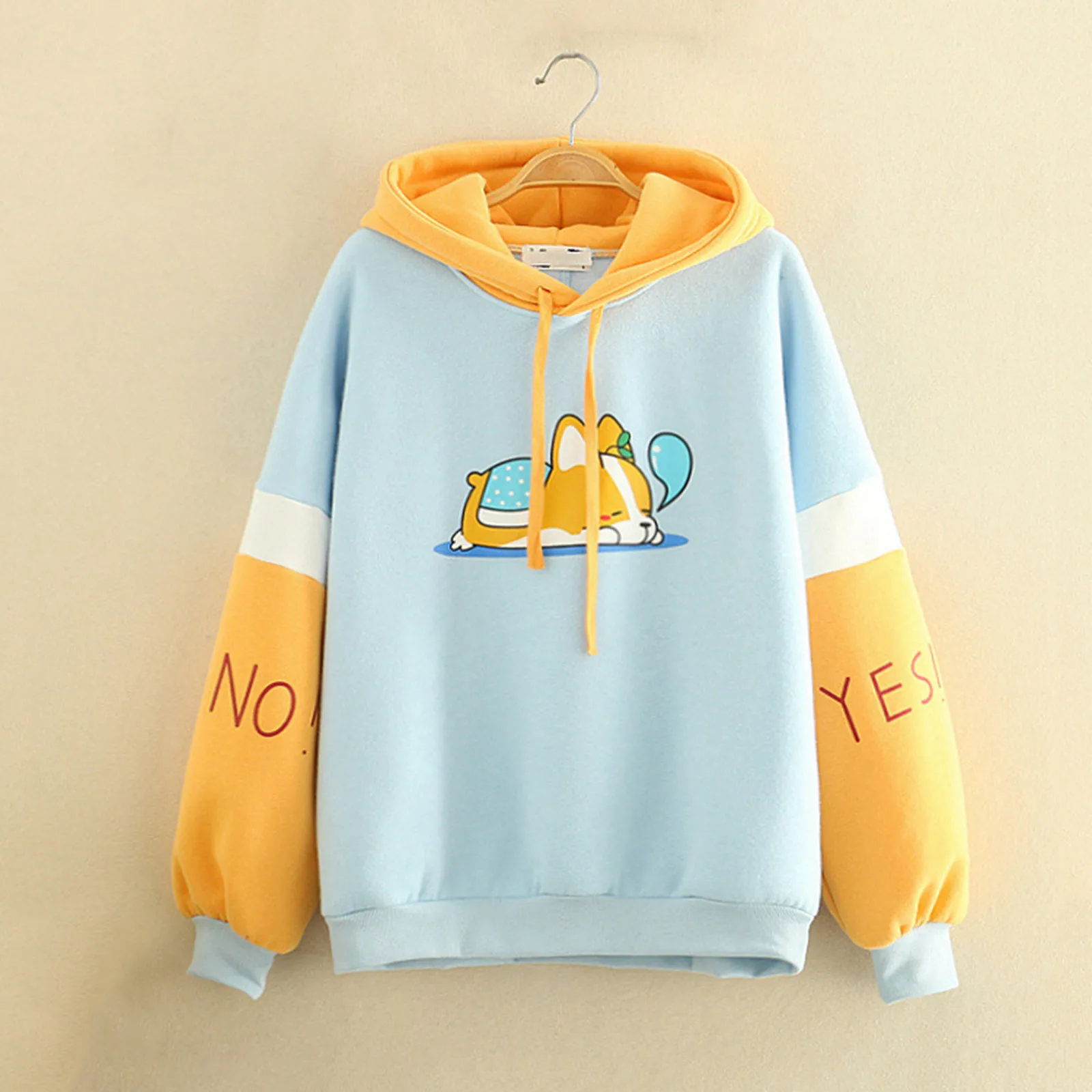 Top Trends: Women Japanese Akita Cute Dog Embroidery Hoodies Kawaii Sweatshirts Women Girls Pullovers Sweet Teens Tops Pullover Clothes Shoppable Styles