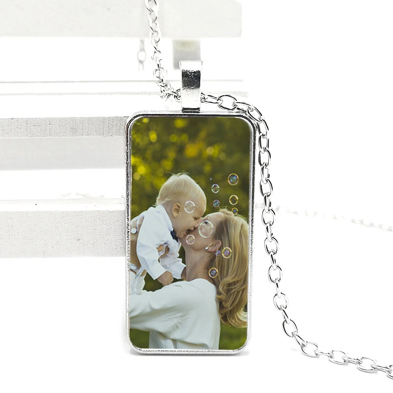 Top Trends: Private Handmade Charm Relatives Gifts Parents Parents Siblings Children Art Photo Custom Pendant Necklace New Year Gift Jewelry Shoppable Styles - Image 3