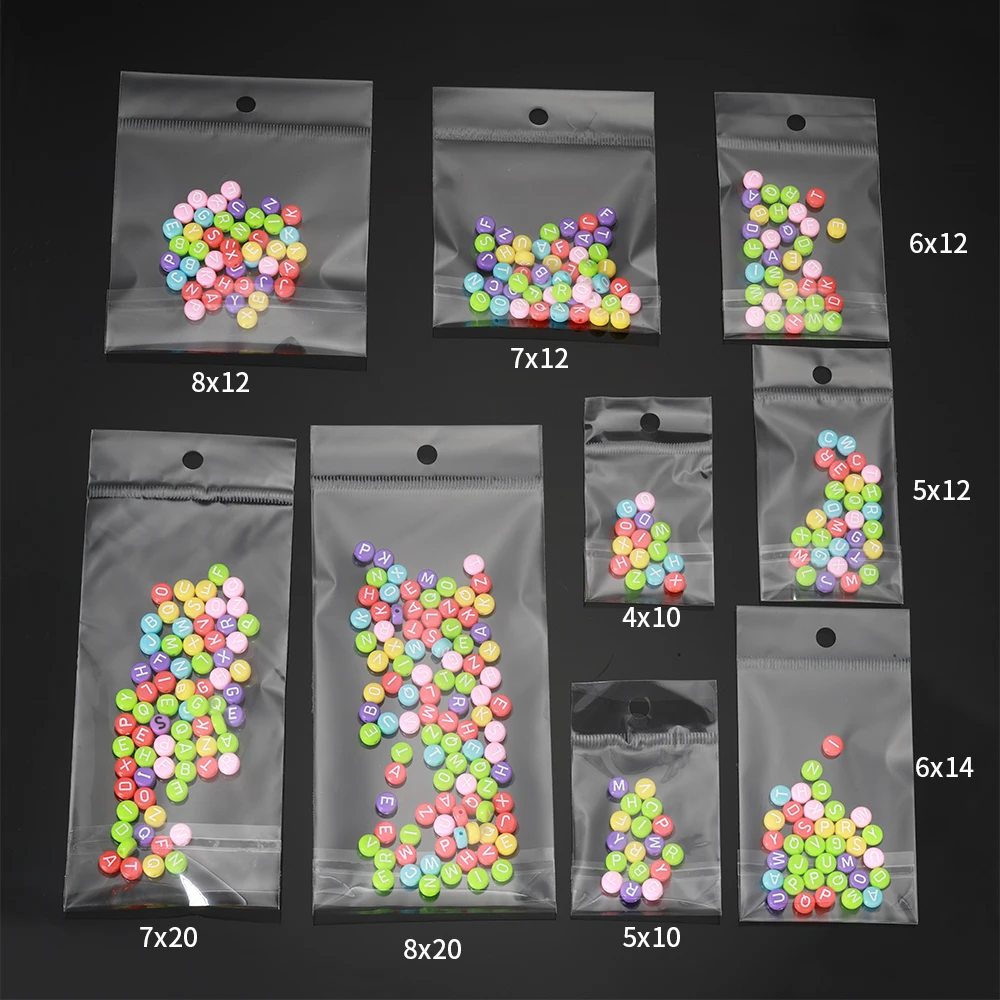 Top Trends: 100pcs Multiple Size Clear Self-adhesive Cello Cellophane Bag Self Sealing Plastic Bags For Candy Packing Resealable Bag Jewelry Shoppable Styles - Image 2