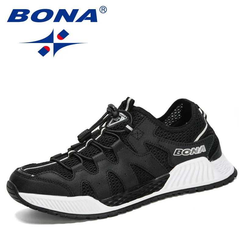 Top Trends: BONA New Designers Mesh Running Shoes Men 46 Large Size Sneakers Walking Jogging Casual Shoes Man Athletic Fotwear Trendy Shoppable Styles - Image 5