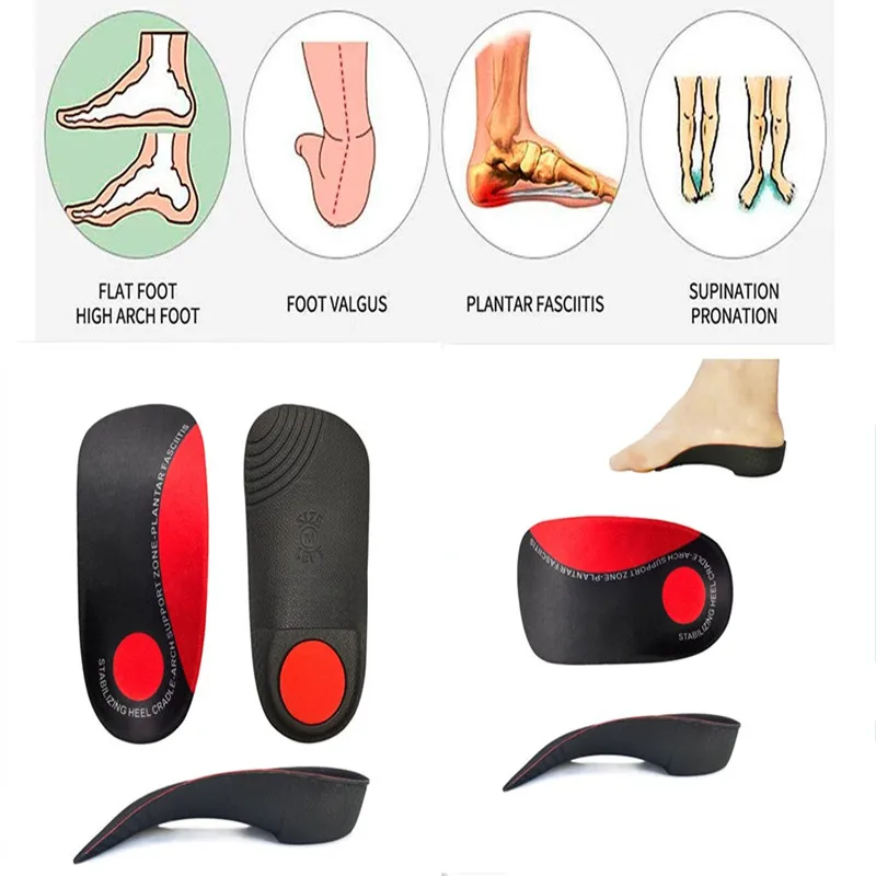 Top Trends: Orthotic Shoes Accessories Insoles Hard Arch Support 3.5cm Half Shoe Insoles For Shoes Sole Fixed Heel Orthopedic Pad Shoppable Styles