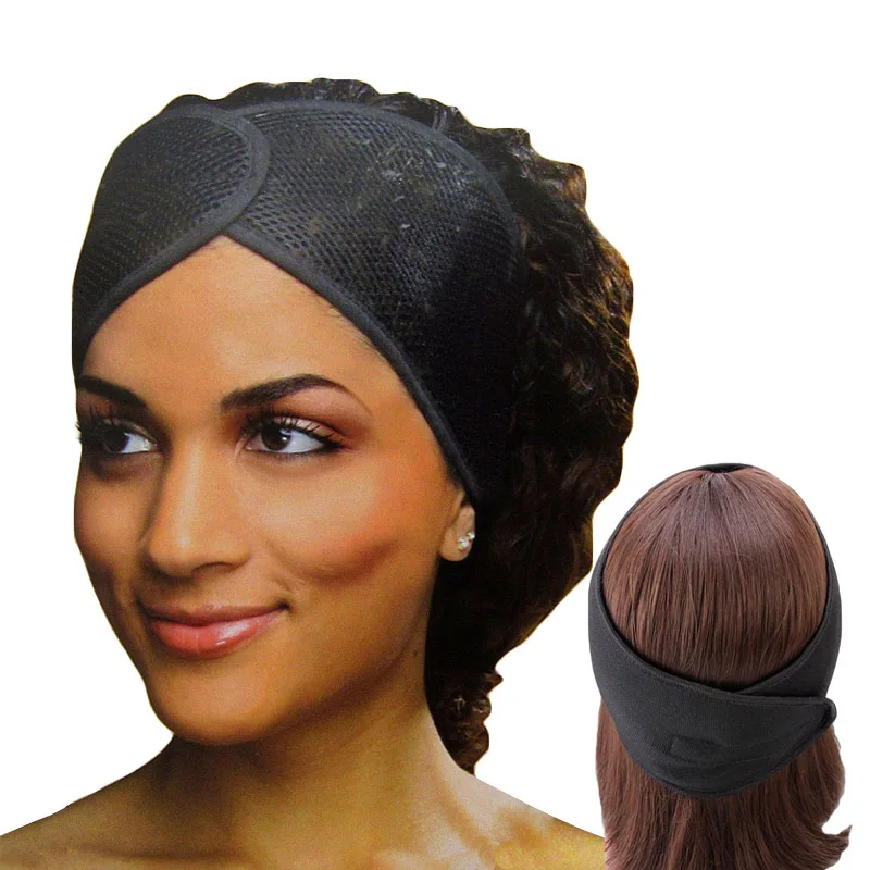 Top Trends: New Women Foam Mesh Wrap Headwear Headband Multifunction Adjustable Velcro Hairband Lady Hair Care Tools Ornament Accessories Shoppable Styles