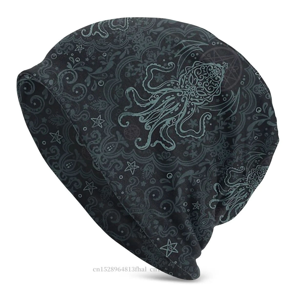 Top Trends: Cool Bonnet Homme Winter Warm Knitted Hat Cthulhu Mythos Lovecraft Horror Great Old Ones Skullies Beanies Caps For Men Women Shoppable Styles