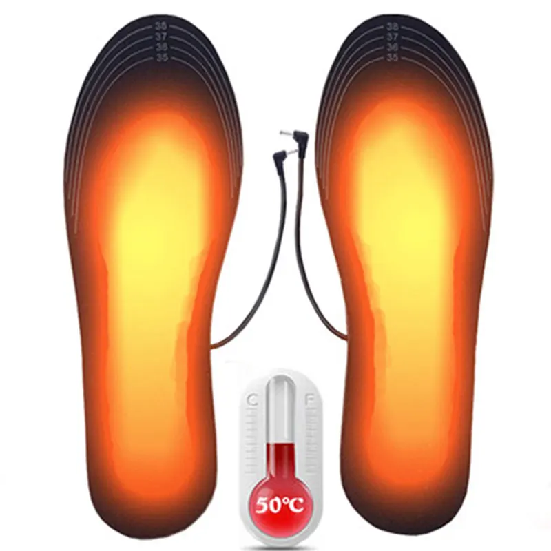 Top Trends: Heated Insoles Shoe Winter Outdoor Sports Heating Insole Winter Warm Electric Foot Warming Pad Feet Warmer Sock Pad Mat Shoppable Styles