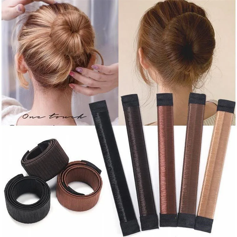 Top Trends: Fashion Ball Head Braided Hair Artifact, Lazy Curly Hair, Slap Ring, Bud Head Set, Simple Curly Hair Stick, Headdress Shoppable Styles