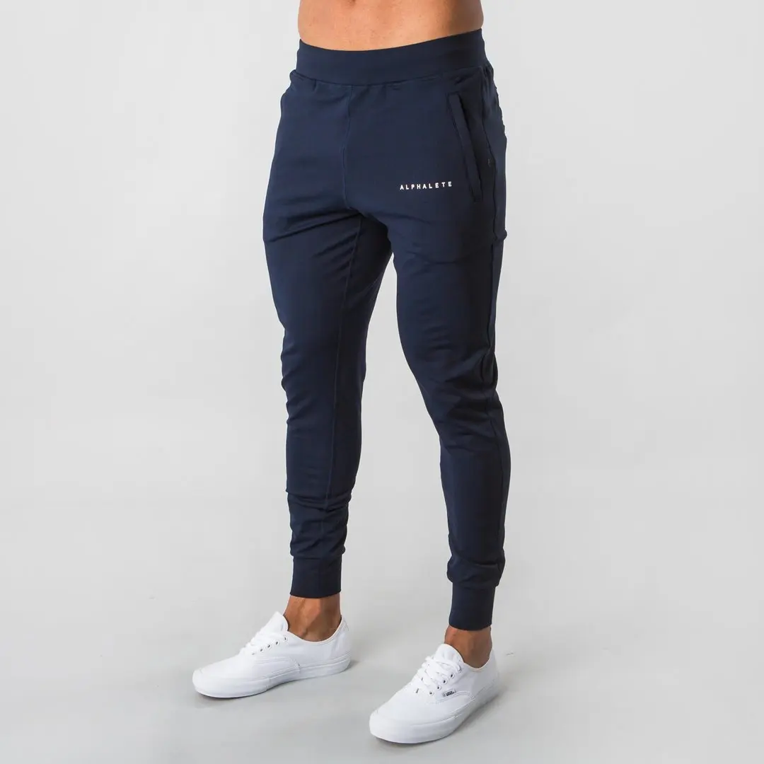 Top Trends: ALPHALETE Style Mens Brand Jogger Sweatpants Man Gyms Workout Fitness Cotton Trousers Male Casual Fashion Skinny Track Pants Shoppable Styles