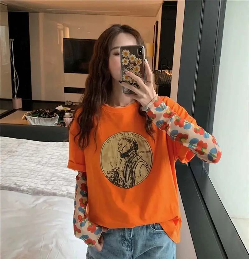 Top Trends: Pearl Diary Women Long Sleeve Tshirts Summer Floral Print Mesh UV Protection Tops Ladies Knit Mesh Beach Casual Hawaiian Tops Shoppable Styles - Image 4