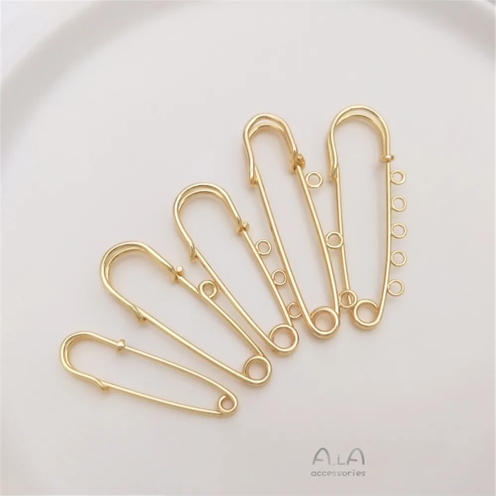 Top Trends: 18K Gold Plated Brooch Clasp Brooch Color Preservation Accessories DIY Handmade Materials Shoppable Styles