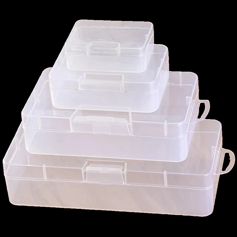 Top Trends: Jewelry Display Practical Toolbox Plastic Container Box For Tools Case Screw Sewing Boxe Transparent Component Screw Storage Box Shoppable Styles