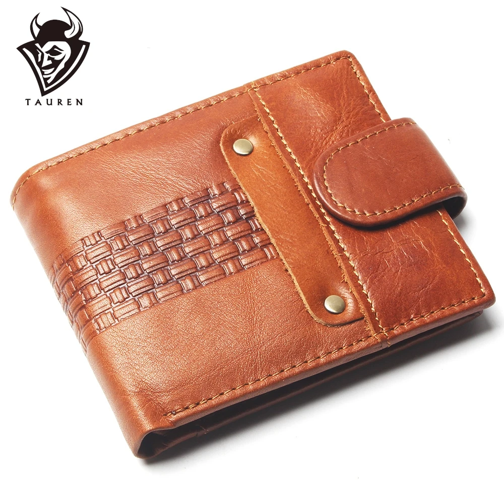 Top Trends: New Coin Purse Cheap Mens Double Anchor Style Wallet Genuine Leather For Men Card Holder Strong Shoppable Styles