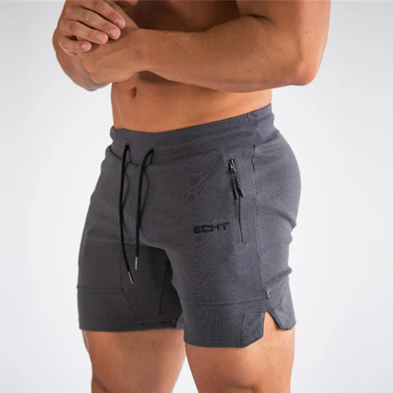 Top Trends: 2022 New Zip Pocket Men Shorts Fitness Gyms Shorts Summer Running Short Pants Male Jogger Workout Beach Brand Sports Shorts Men Shoppable Styles