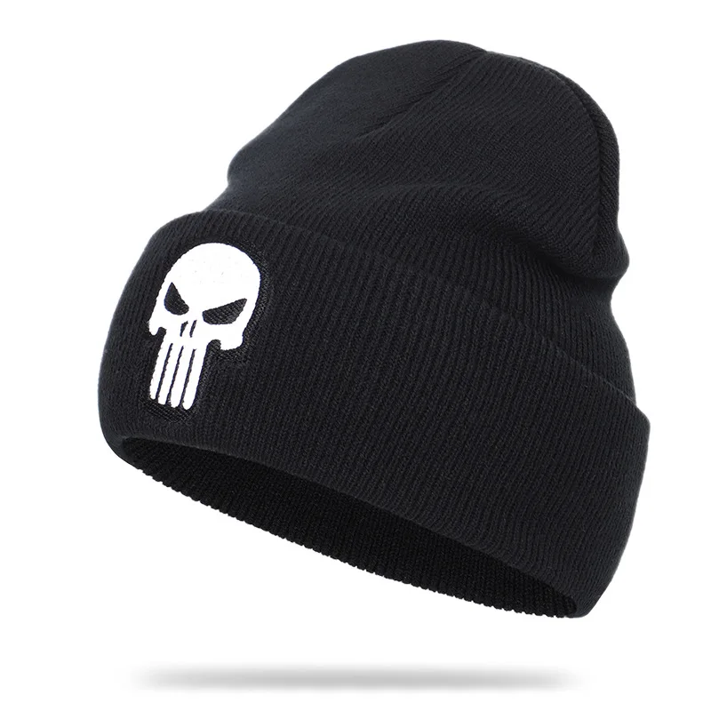 Top Trends: Beanies Hat Unisex Hat Keep Warm Skull Pattern Set Head Cap Winter Hat Casual Beanies Hip-hop Knitted Winter Hat Ski Beanie Hat Shoppable Styles - Image 3