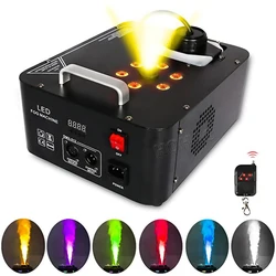 Stage Special Effect  6 Led RGB 1500w Fog Smoke Machine Mixxing Colors For