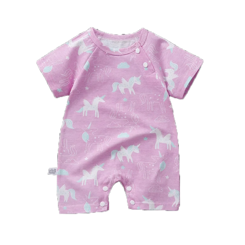 Top Trends: 2023 Baby Boy Girl Onesies Summer New Born Clothes Baby Boy Clothes Cartoon Girl Short-Sleeved Clothes 0-24 Months Cute Clothes Shoppable Styles - Image 2