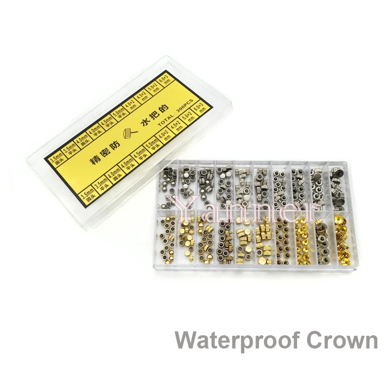 Top Trends: 300pcs Watch Parts Waterproof Watch Crown For Watchmaker Repairs Shoppable Styles