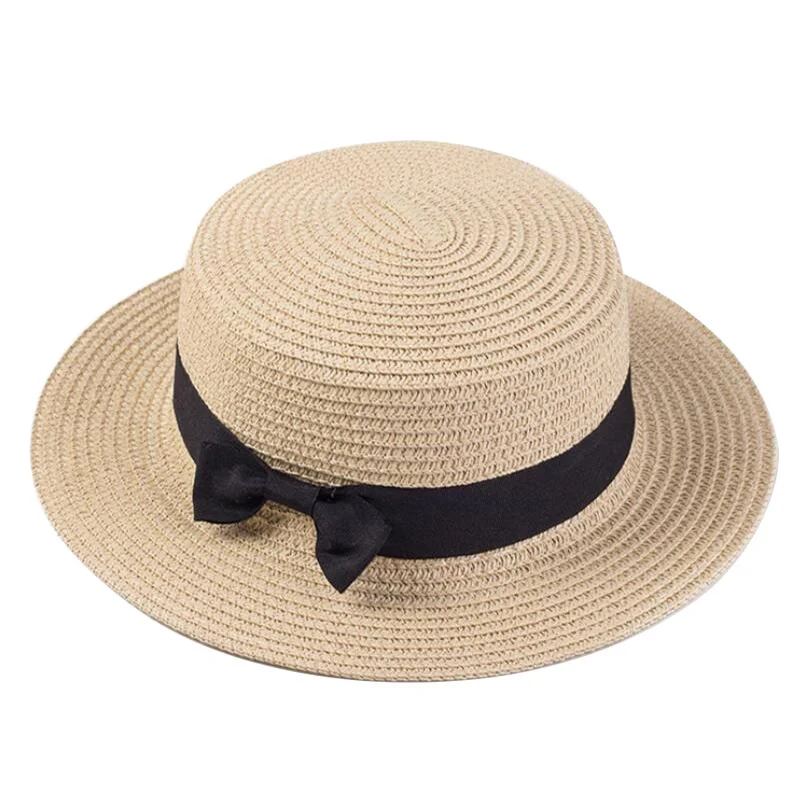 Top Trends: Summer Hats For Women Sun Hat Beach Ladies Fashion Flat Brom Bowknot Panama Lady Casual Sun Hats For Women Straw Hat Shoppable Styles