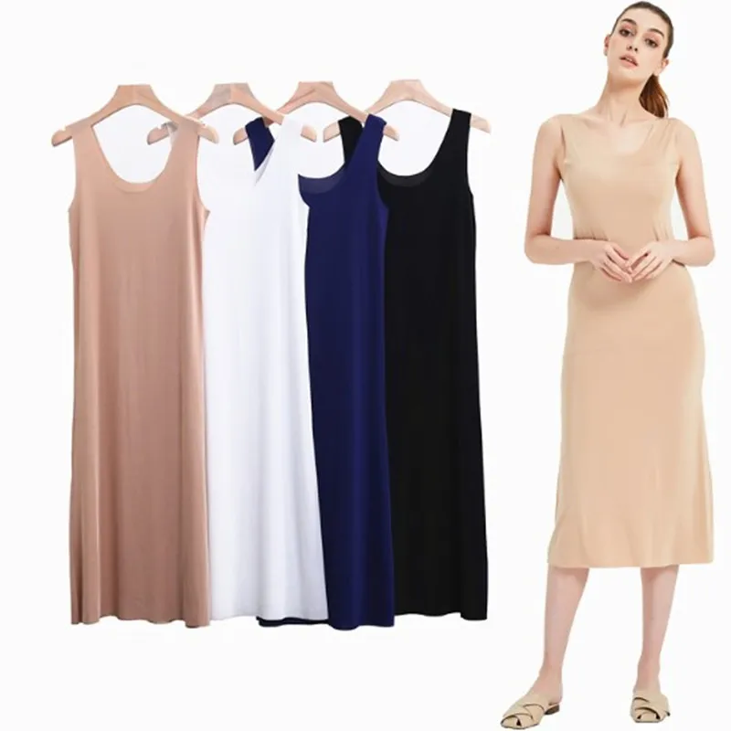 Top Trends: M-5XL Plus Size Nightgowns Women Sexy Ice Silk Nightdress Seamless Vest Long Dress Summer Female Nightshirt Vestidos Mujer Shoppable Styles