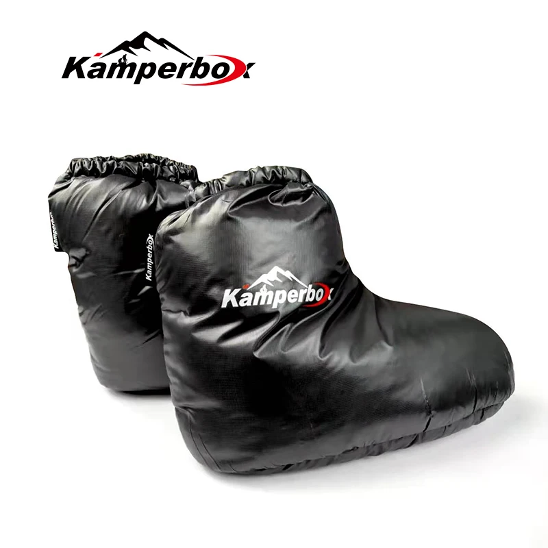 Top Trends: Kamperbox Down Sleeping Slippers Down Socks Camping Down Booties For Sleeping Bag Camping Socks AQ3 Shoppable Styles - Image 2