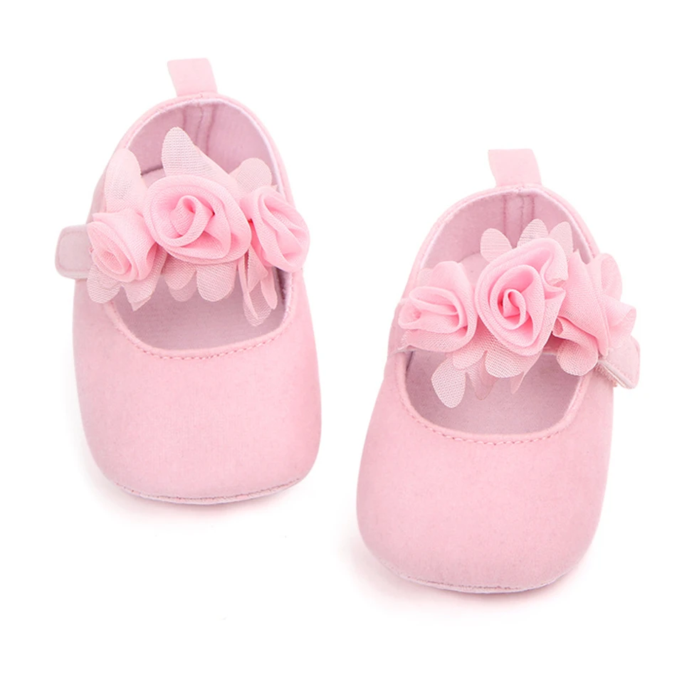 Top Trends: 2023 New Cute Floral Baby Shoes For Newborn Infant Toddler Girl Princess Shoes Soft Sole Prewalker Anti-slip Baby Shoes 0-18M Shoppable Styles - Image 5