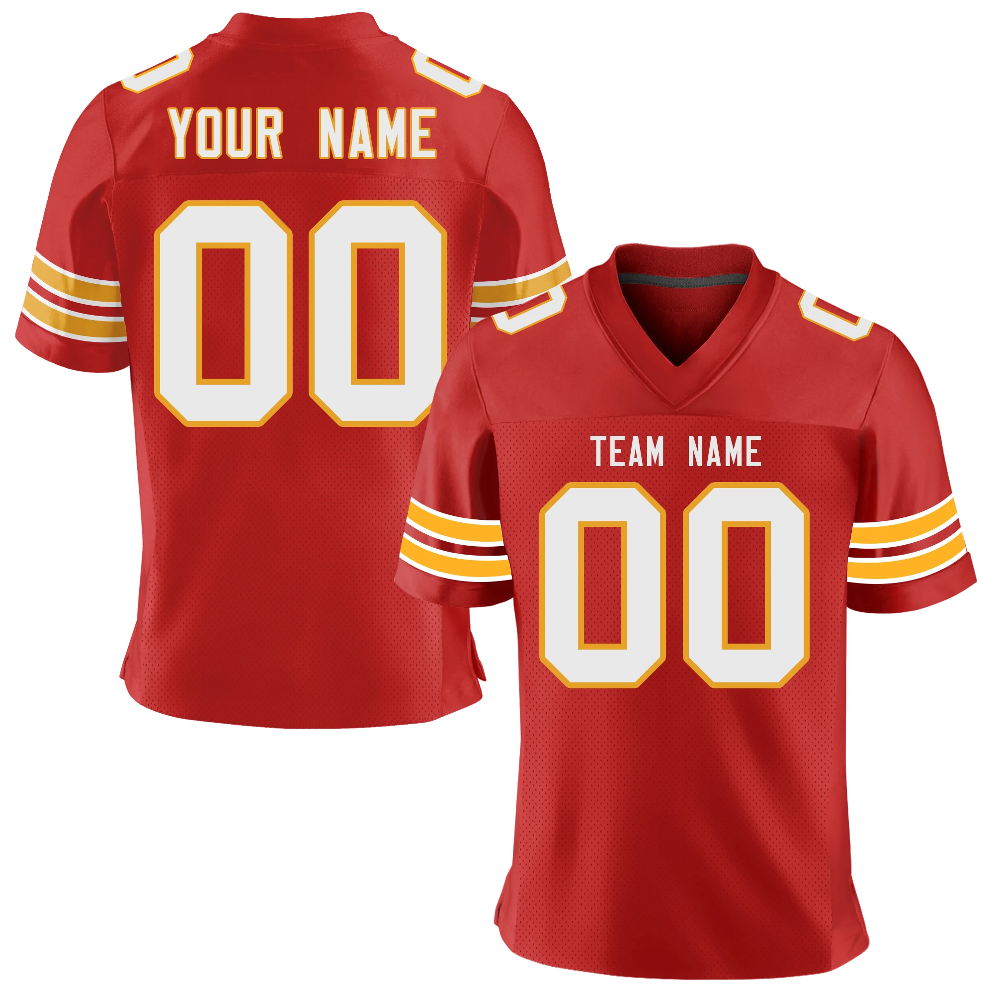 Top Trends: Fashion Football Jersey Custom Full Sublimation Your Team Name / Number Breathable Cool Soft Tee Shirts For Adults / Youth Big Size Shoppable Styles