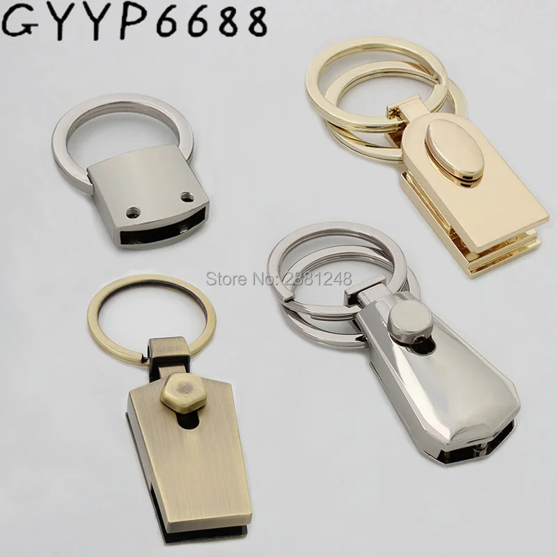 Top Trends: 2-30pcs High Quality T-shape Key Fob With 23mm Split Key Rings, Key Fob Hardware Keychain Accessories Key Shoppable Styles