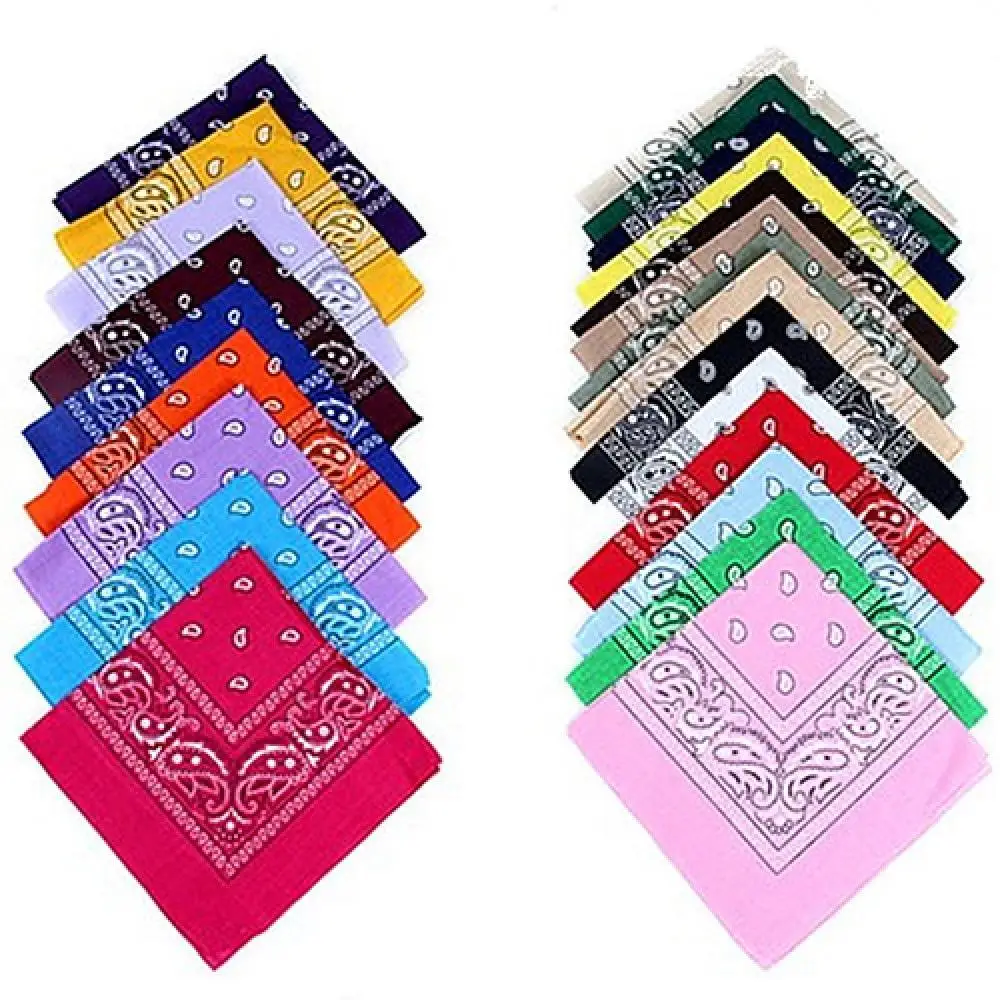 Top Trends: Women / Men&#039;s Square Bandana Hiphop Head Wrap Headband Scarf Wristband 55 X 55cm Neck Lady Dropship Wrap Muffler Bandanna шарф Shoppable Styles