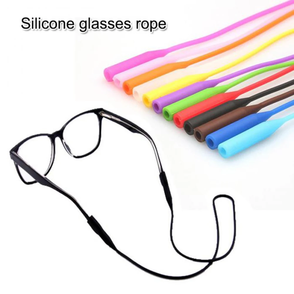 Top Trends: 1PC Adjustable Silicone Eyeglasses Straps Sunglasses String Ropes Glasses Chain Sports Band Holder Elastic Anti Slip Cords Shoppable Styles