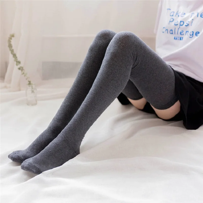 Top Trends: Fashion Female Elastic Long Socks Autumn Winter New 80cm Women Cotton Soft Comfortable Over Knee (SO01) Shoppable Styles