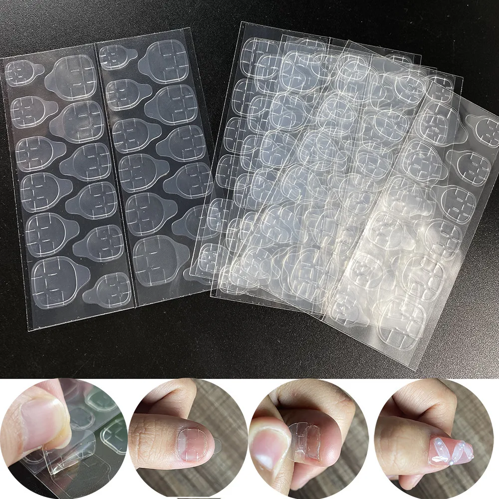 Top Trends: 5 Sheets 120pcs Double Sided False Nail Art Adhesive Tape Glue Sticker DIY Tips Fake Nail Acrylic Manicure Gel Makeup Tool Shoppable Styles