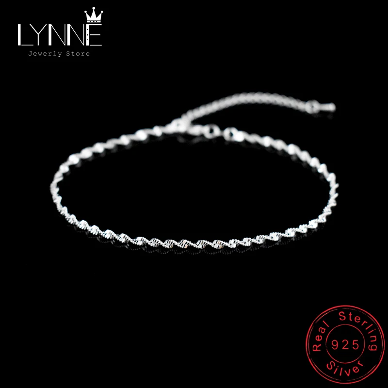 Top Trends: Fashion Twisted Weave Chain For Women Anklet Hot Sale 925 Sterling Silver Anklets Bracelet For Women Foot Jewelry Anklet On Foot Shoppable Styles