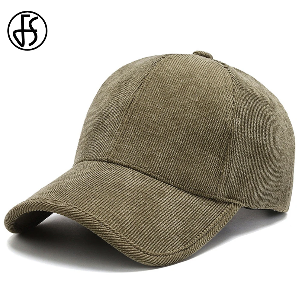 Top Trends: FS 2024 Trendy Army Green Corduroy Baseball Hat For Men Streetwear Winter Women Cap Snapback Hip Hop Caps Bone Trucker Hats Shoppable Styles