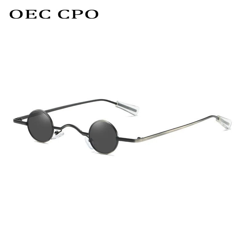 Top Trends: Vintage Rock Punk Man Sunglasses Classic Small Round Sunglasses Women Wide Bridge Metal Frame Black Lens Eyewear Driving очки Shoppable Styles