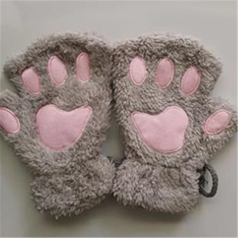 Top Trends: Han Edition Female Embroidery PAWS Warm Gloves PAWS Half Wool Gloves Jt-7 Shoppable Styles