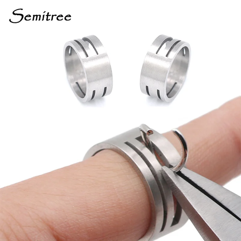 Top Trends: Semitree Stainless Steel Jump Ring Opening Closing Finger Jewelry Tools Round Circle Bead Plier For DIY Jewelry Making Tool Shoppable Styles