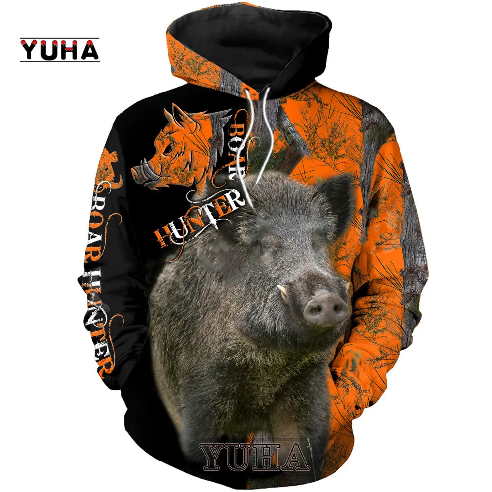 Top Trends: Newest Boar Hunter Animal Hunting Camo Tattoo 3DPrint Pullover Newfashion Streetwear Sweatshirts / Hoodies / Jacket Shoppable Styles - Image 2