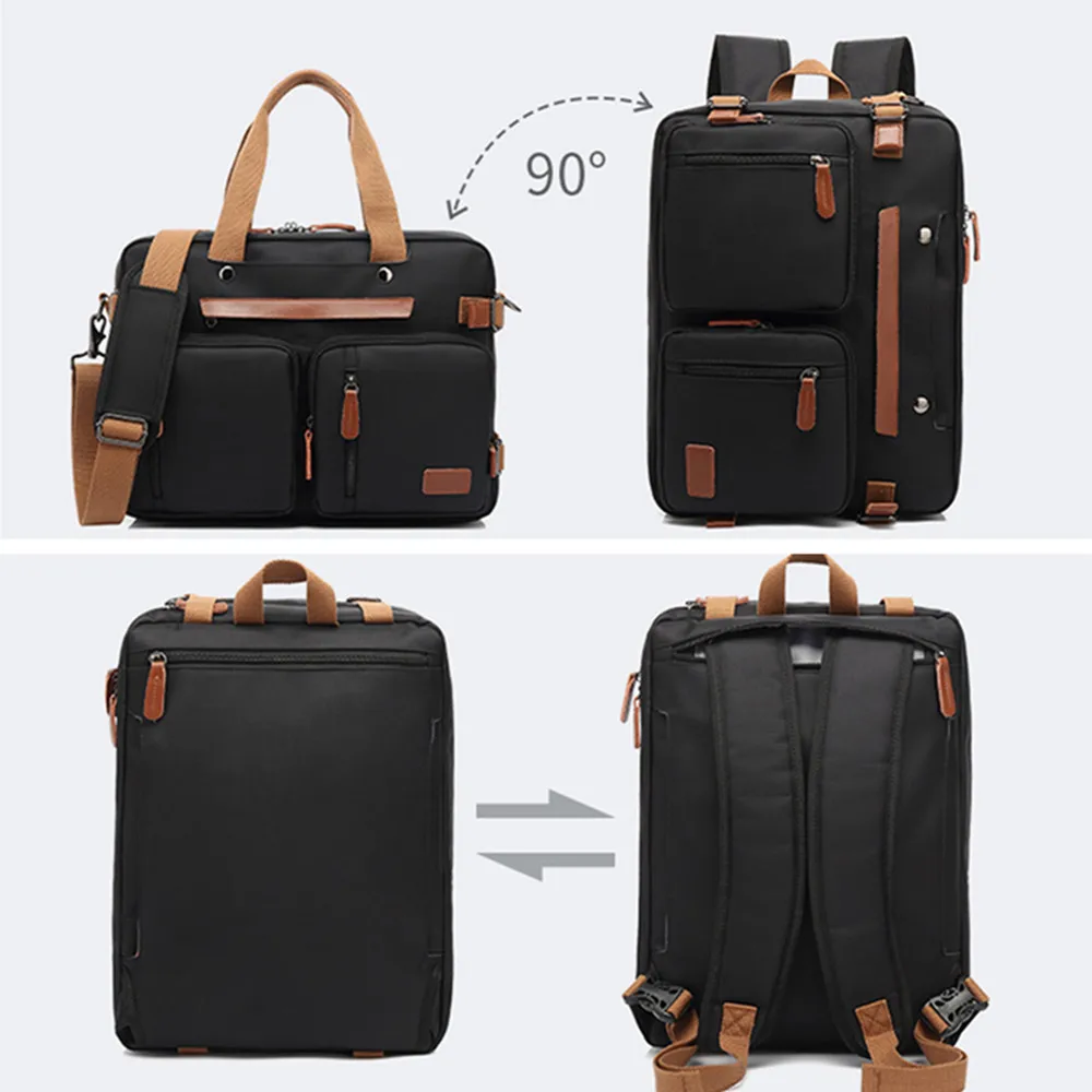 Top Trends: 2024 New Backpack 15.6 / 17.3Inch Laptop Backpack Portable Fashion Travel Business Backpack Nylon Waterproof Student Backpack Shoppable Styles