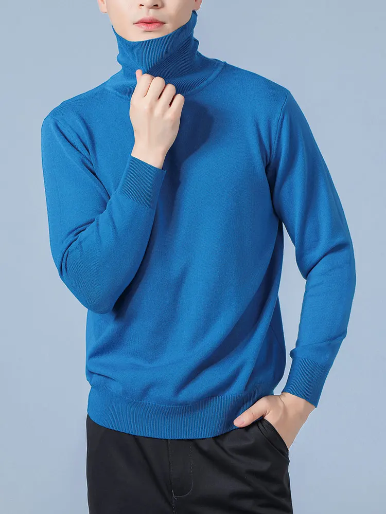 Top Trends: Men Cashmere Sweater Autumn Winter Soft Warm Jersey Jumper Pull Homme Hiver Pullover Turtleneck Knitted Sweaters Shoppable Styles