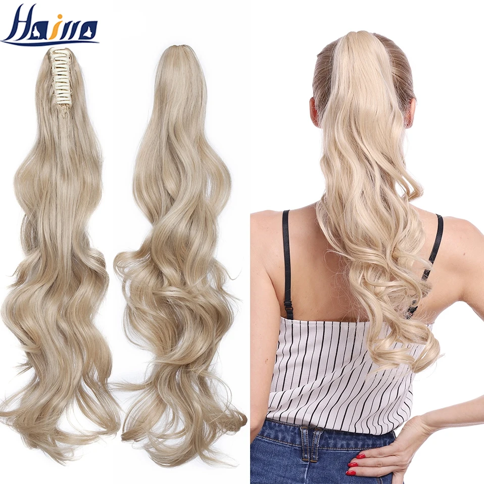 Top Trends: HAIRRO Claw Clip On Ponytail Hair Extension Synthetic Ponytail Extension Hair For Women Pony Tail Hairpiece Curly Style Shoppable Styles